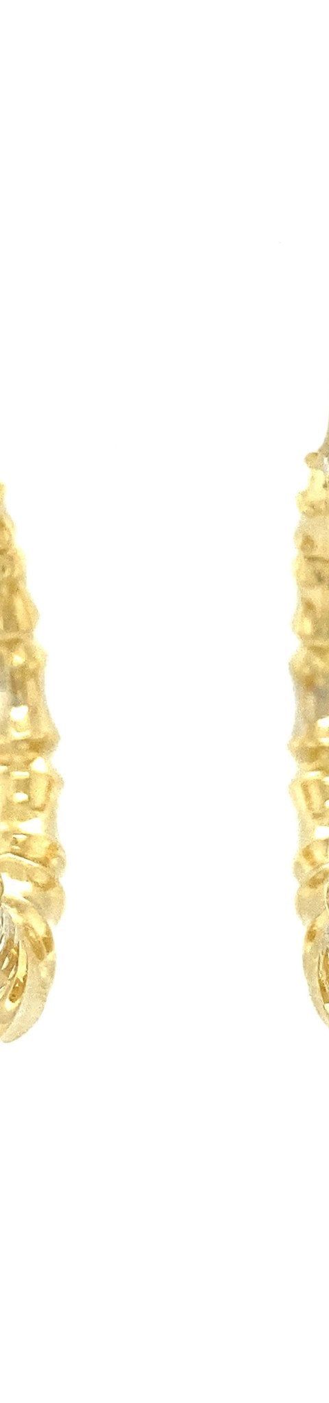Vintage 14K Gold Hoop Earrings
